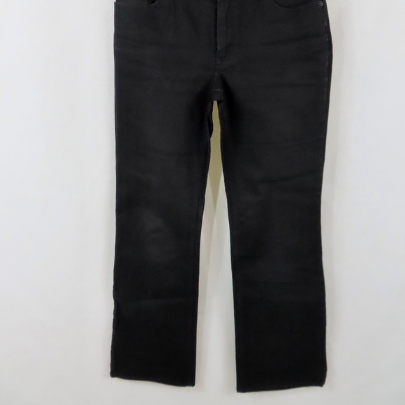 Chico's Platinum Black Jeans Sz. 1 M/8 - Picture 2 of 9